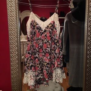 Floral Spaghetti Strap Dress